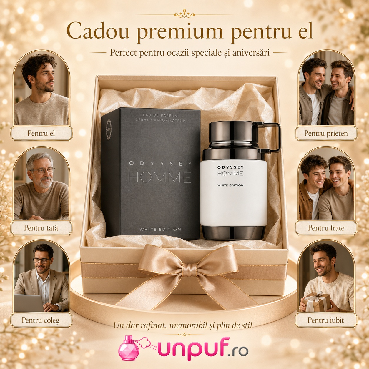Odyssey Homme White Edition Armaf cadou premium pentru bărbați