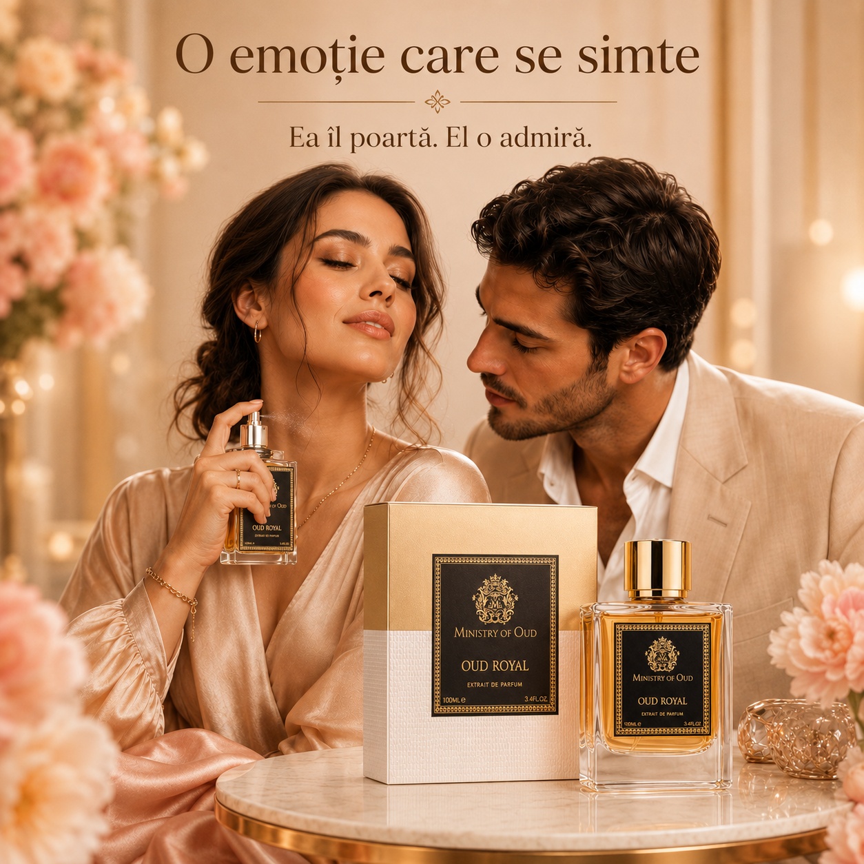 Oud Royal Ministry Of Oud parfum bărbătesc elegant, potrivit pentru întâlniri și momente speciale