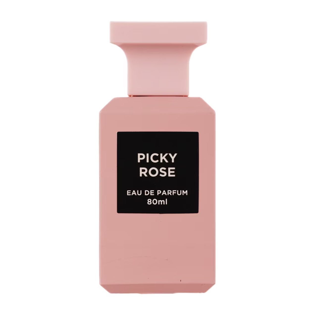 Parfum Picky Rose Eau de Parfum 80 ml imagine produs pe fundal alb cu flacon roz