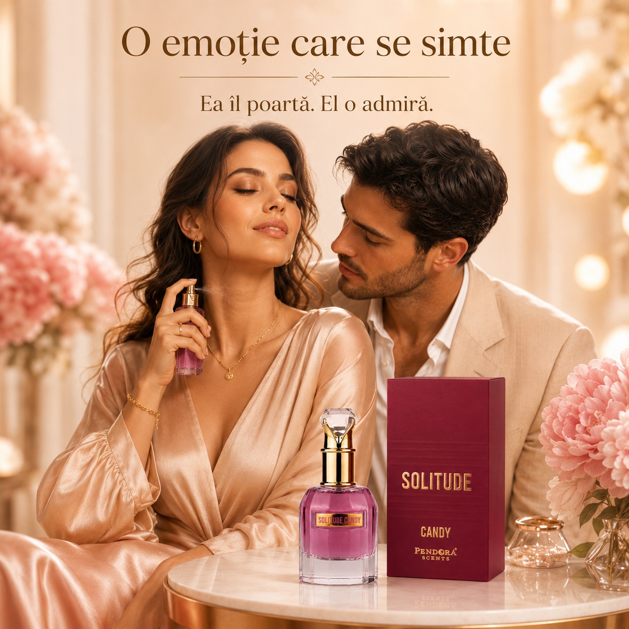 Solitude Candy Pendora Scents o emoție care se simte, parfum feminin dulce pentru întâlniri