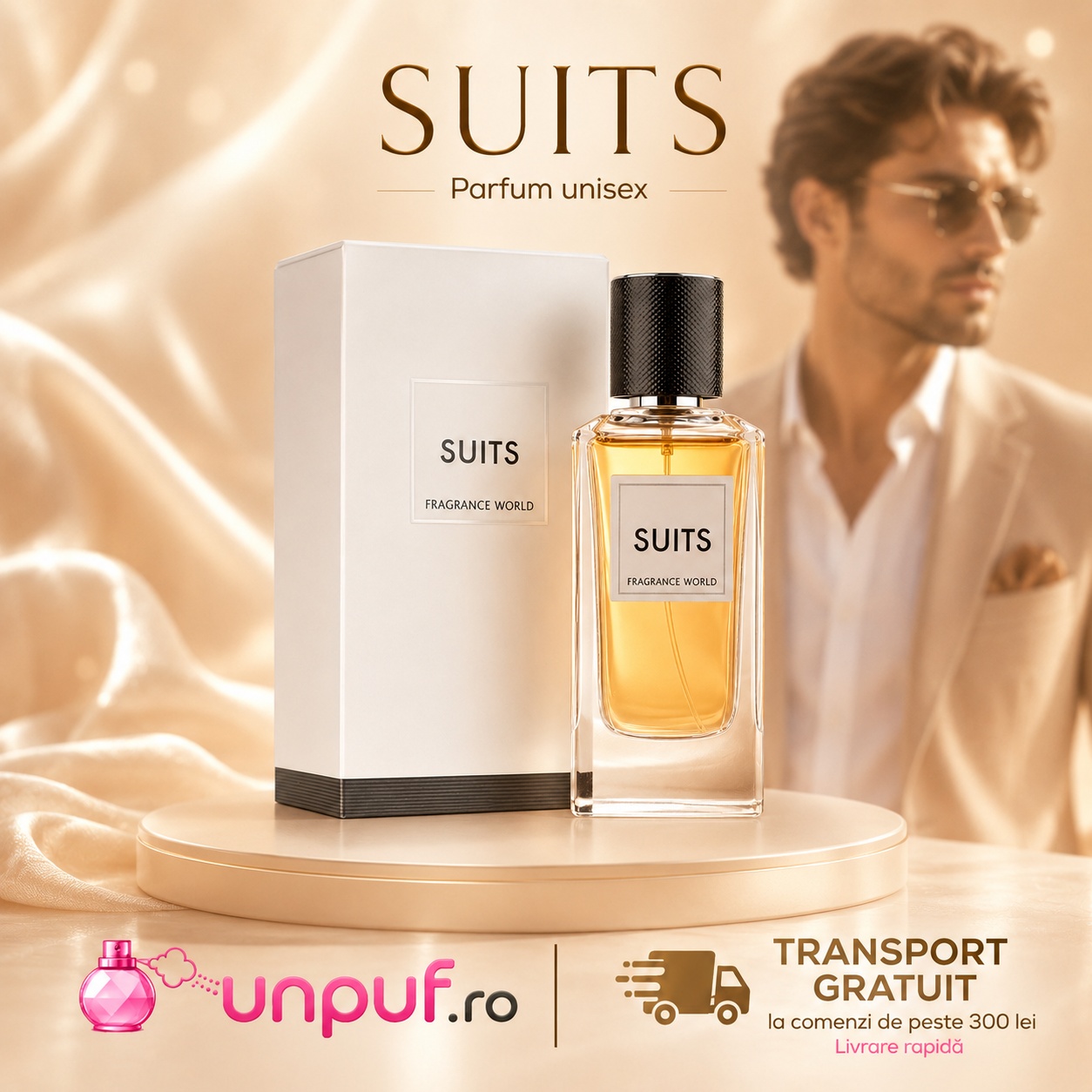 Suits Fragrance World parfum unisex cu transport rapid și prezentare premium