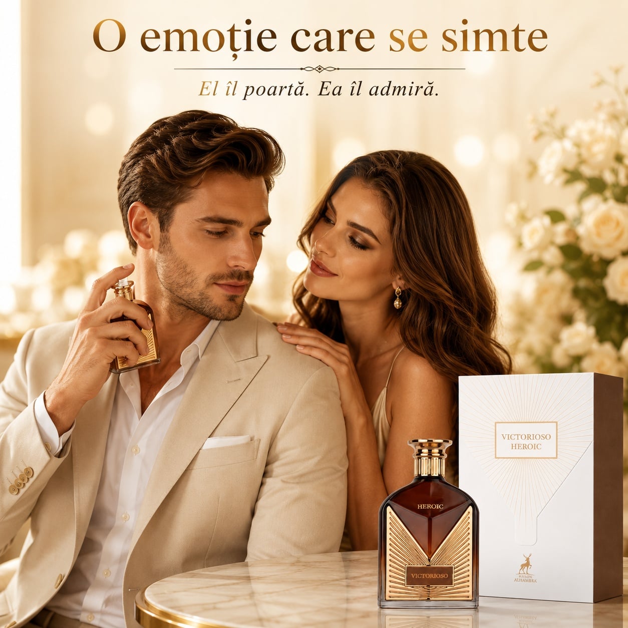 Victorioso Heroic Maison Alhambra parfum bărbătesc elegant, admirat și memorabil pentru &icirc;nt&acirc;lniri speciale