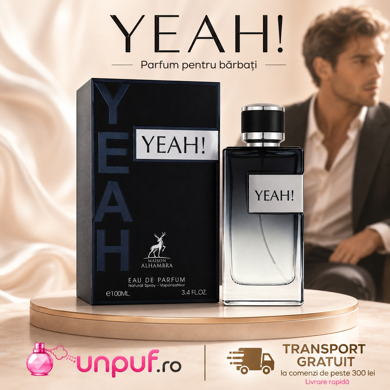 Yeah Man Maison Alhambra parfum bărbătesc cu transport gratuit la comenzi de peste 300 lei unpuf.ro