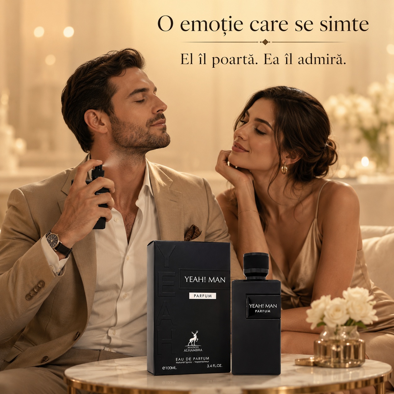 Yeah Man Parfum Maison Alhambra parfum bărbătesc elegant, admirat și memorabil pentru &icirc;nt&acirc;lniri speciale