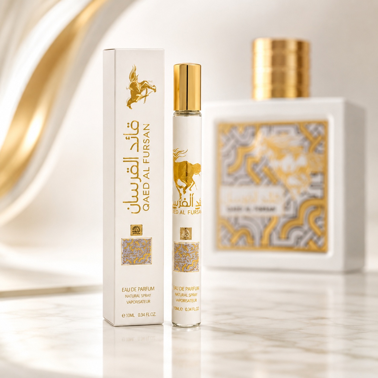 Parfum Qaed Al Fursan 35 ml unisex, apă de parfum tropicală dulce și elegantă