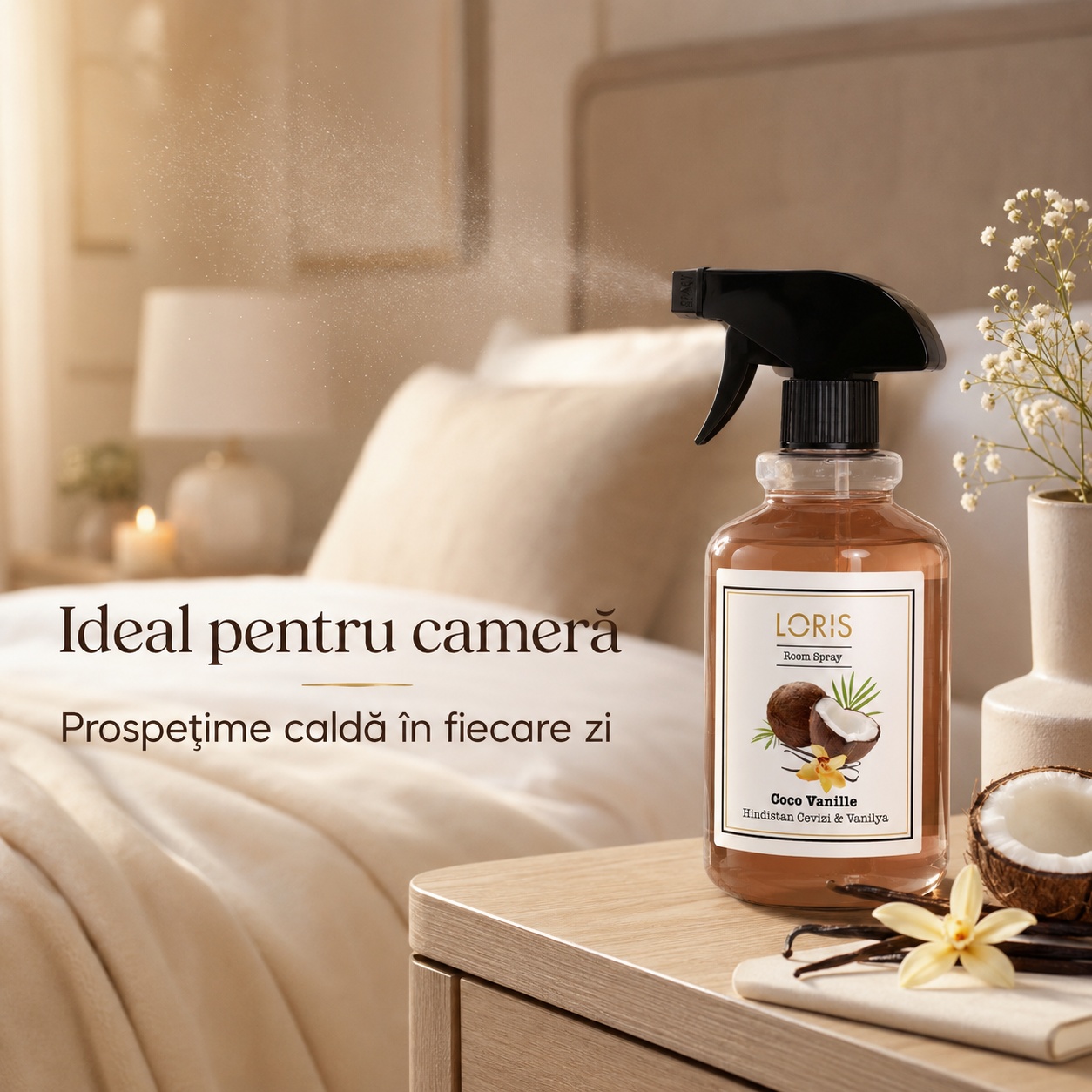Loris Pafum Coco Vanille ideal pentru cameră prospețime caldă &icirc;n fiecare zi