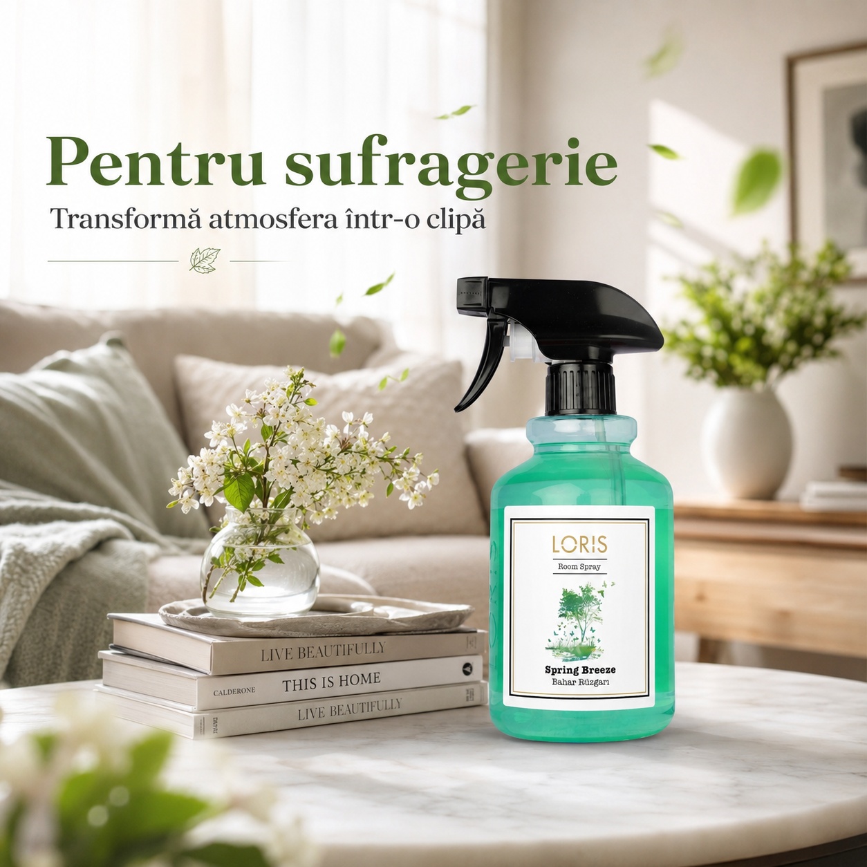 Loris Pafum Spring Breeze parfum ambiental fresh pentru sufragerie și dormitor