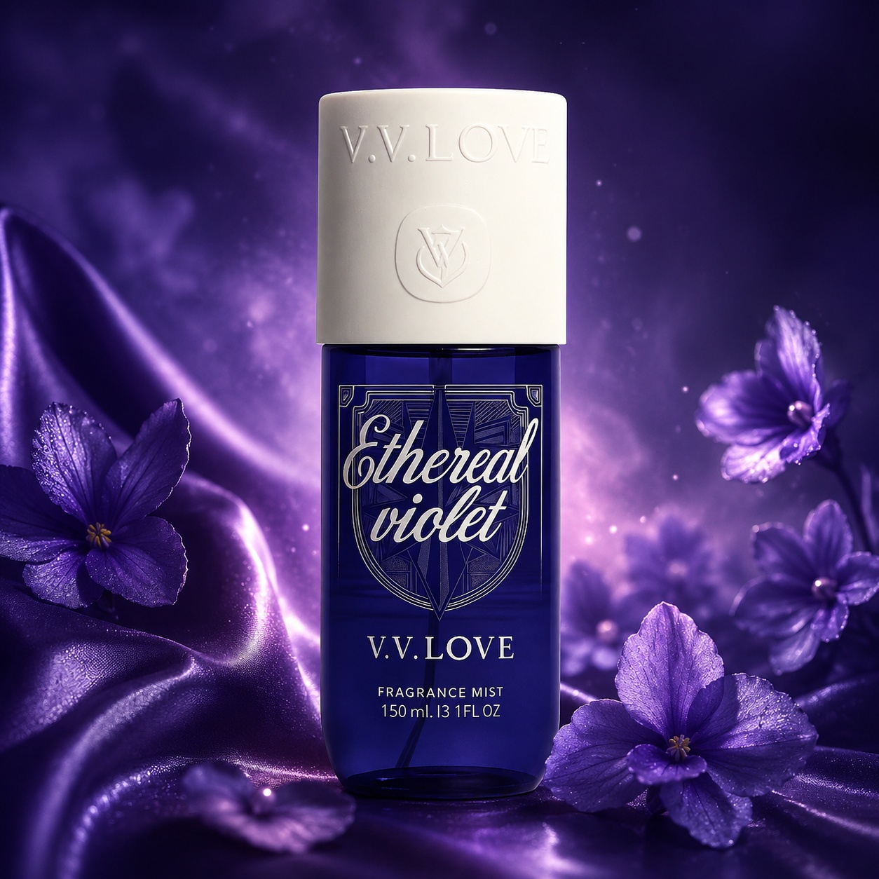 Spray parfumat pentru corp V.V. Love Ethereal Violet 150 ml damă aromă florală și catifelată de violetă