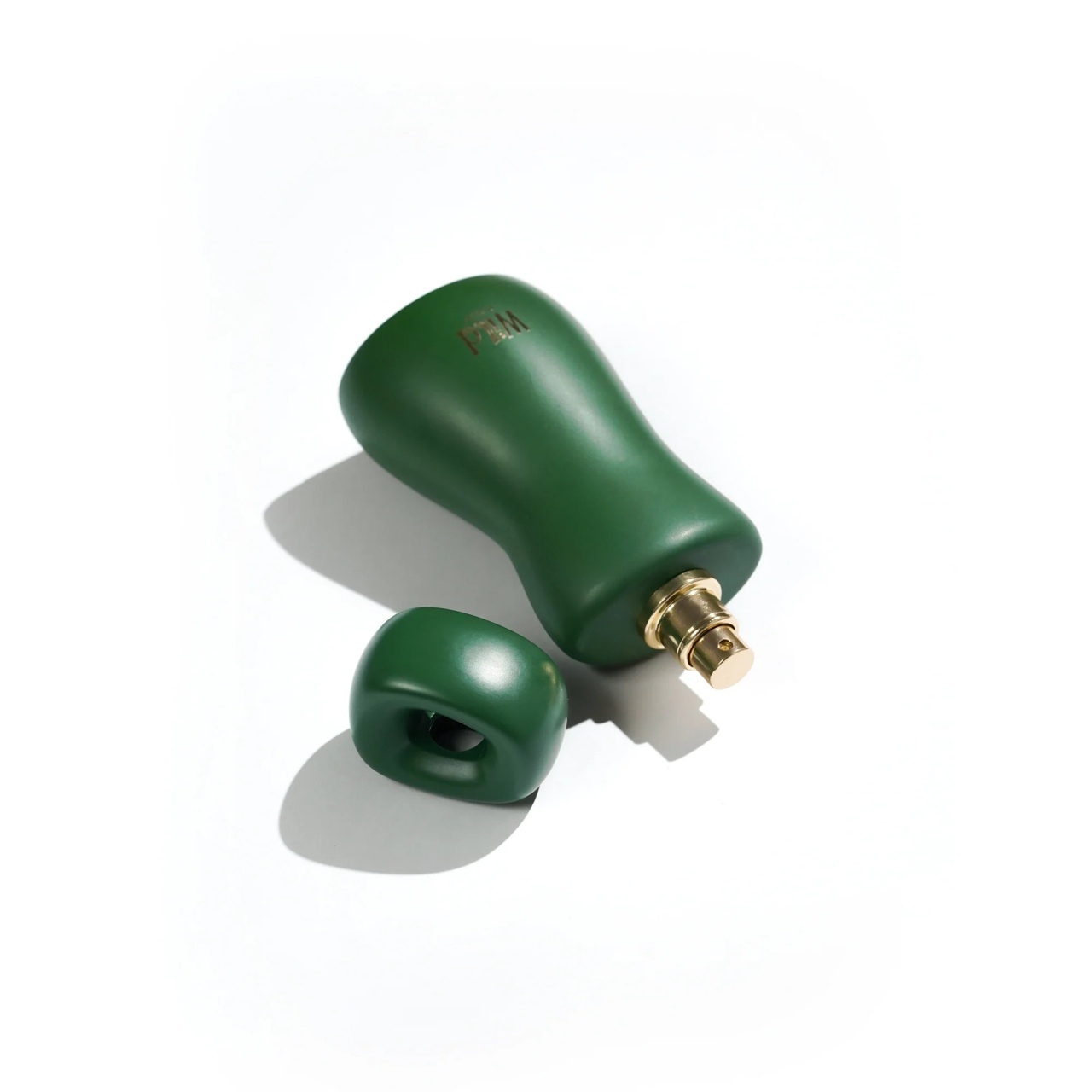 Flacon Wild Suger Retro Aro-Fac parfum damă cu pulverizator și capac verde sculptural