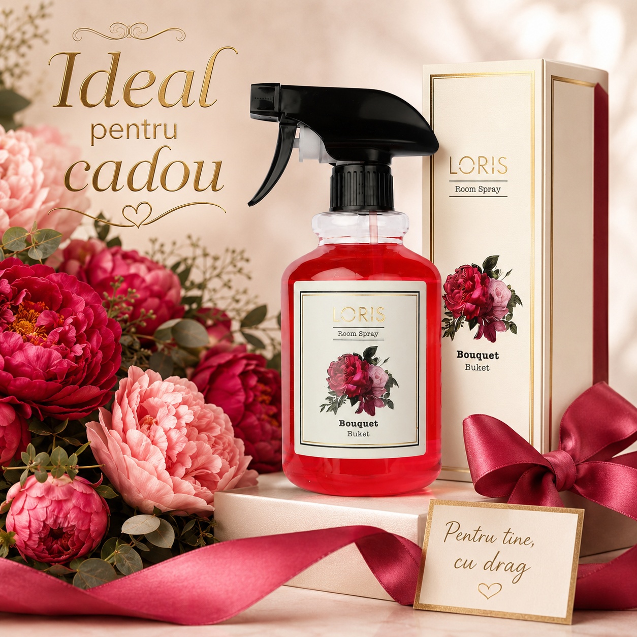 Loris Pafum Bouquet spray odorizant pentru casă parfum delicat și rafinat