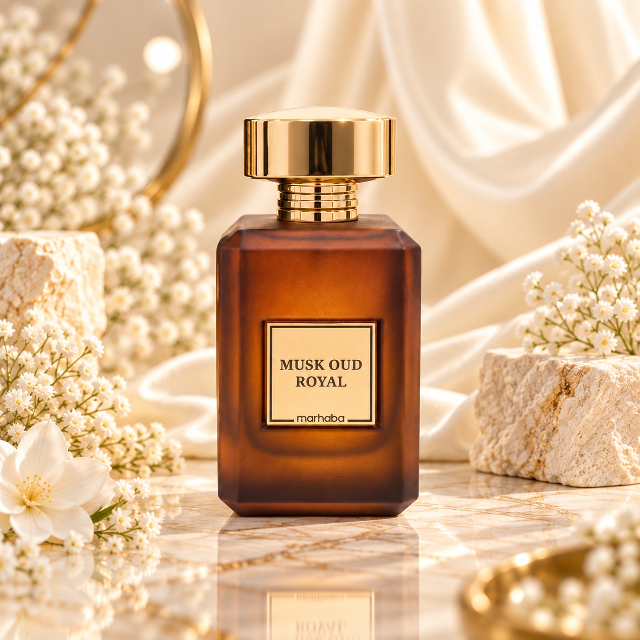 Flacon Musk Oud Extreme Marhaba 100 ml parfum oriental lemnos unisex