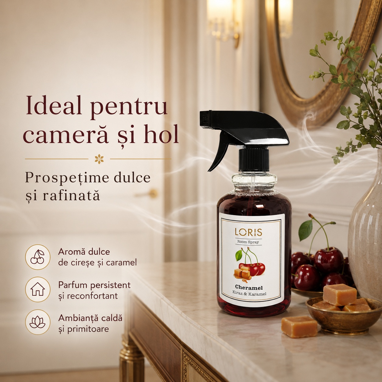 Loris Cheramel ideal pentru cameră și hol prospețime dulce și rafinată