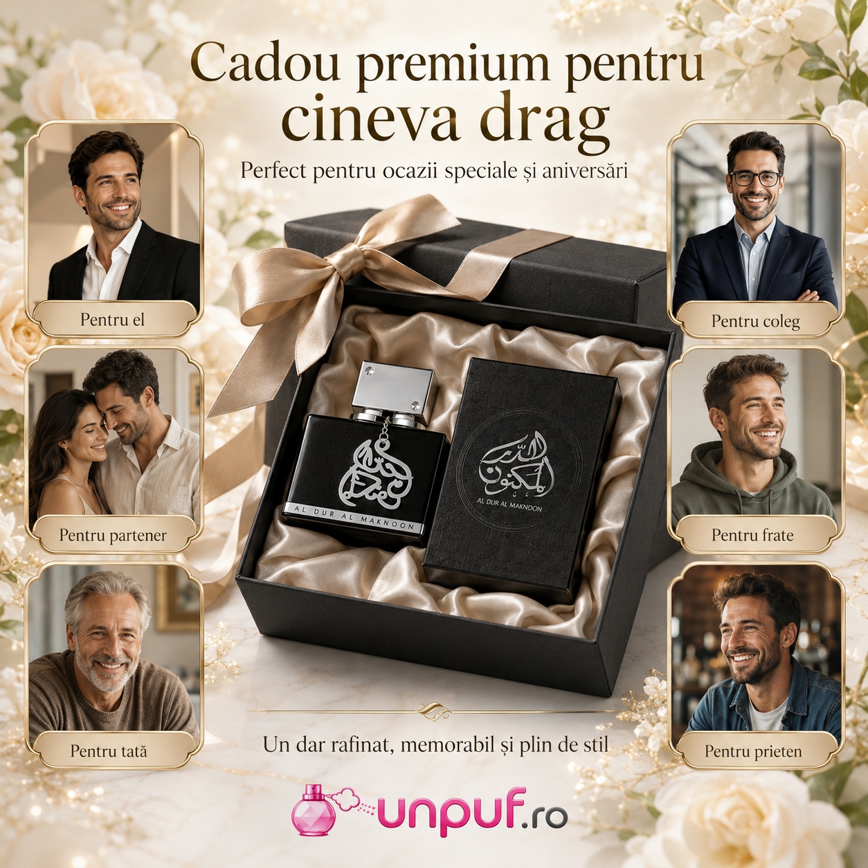Al Dur Al Maknoon Silver Lattafa cadou premium pentru el, tată, coleg, partener, frate sau prieten