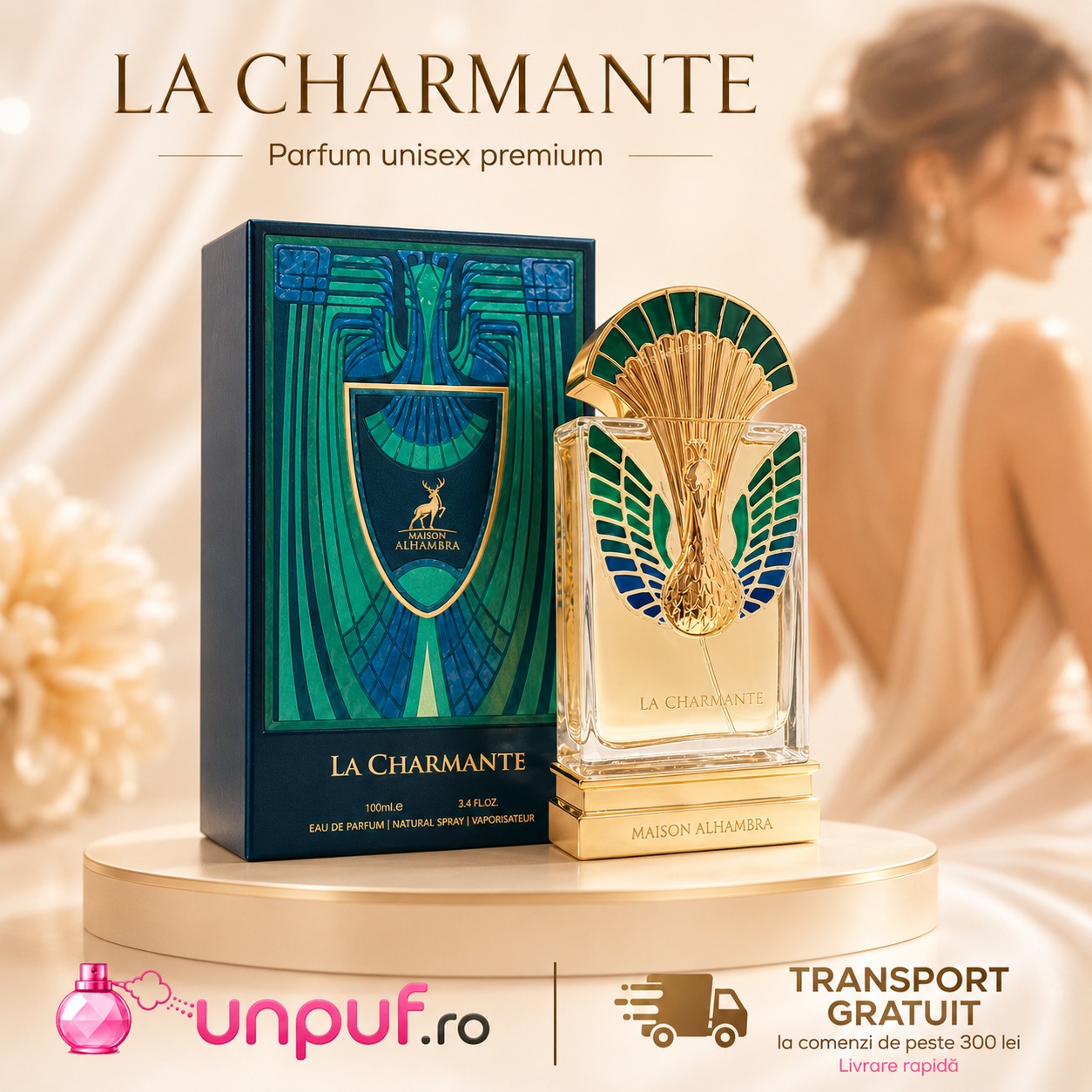 Alhambra La Charmante parfum arabesc disponibil pe unpuf.ro cu transport gratuit peste 300 lei