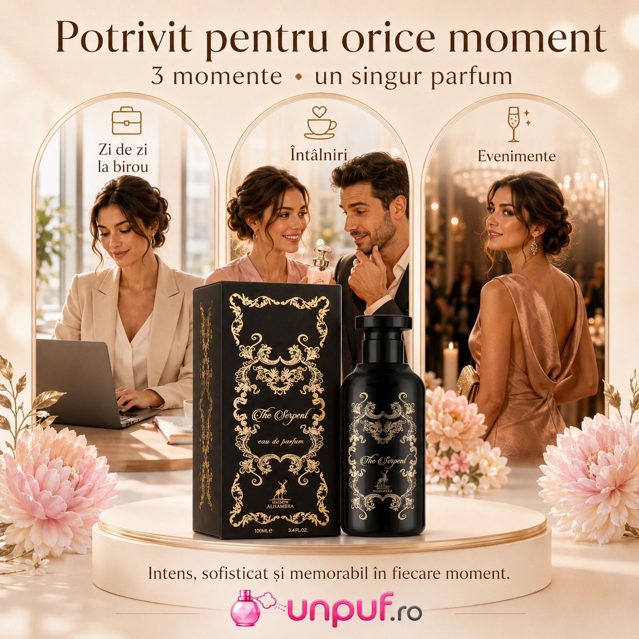 Alhambra The Serpent potrivit pentru zi de zi, birou, întâlniri și evenimente
