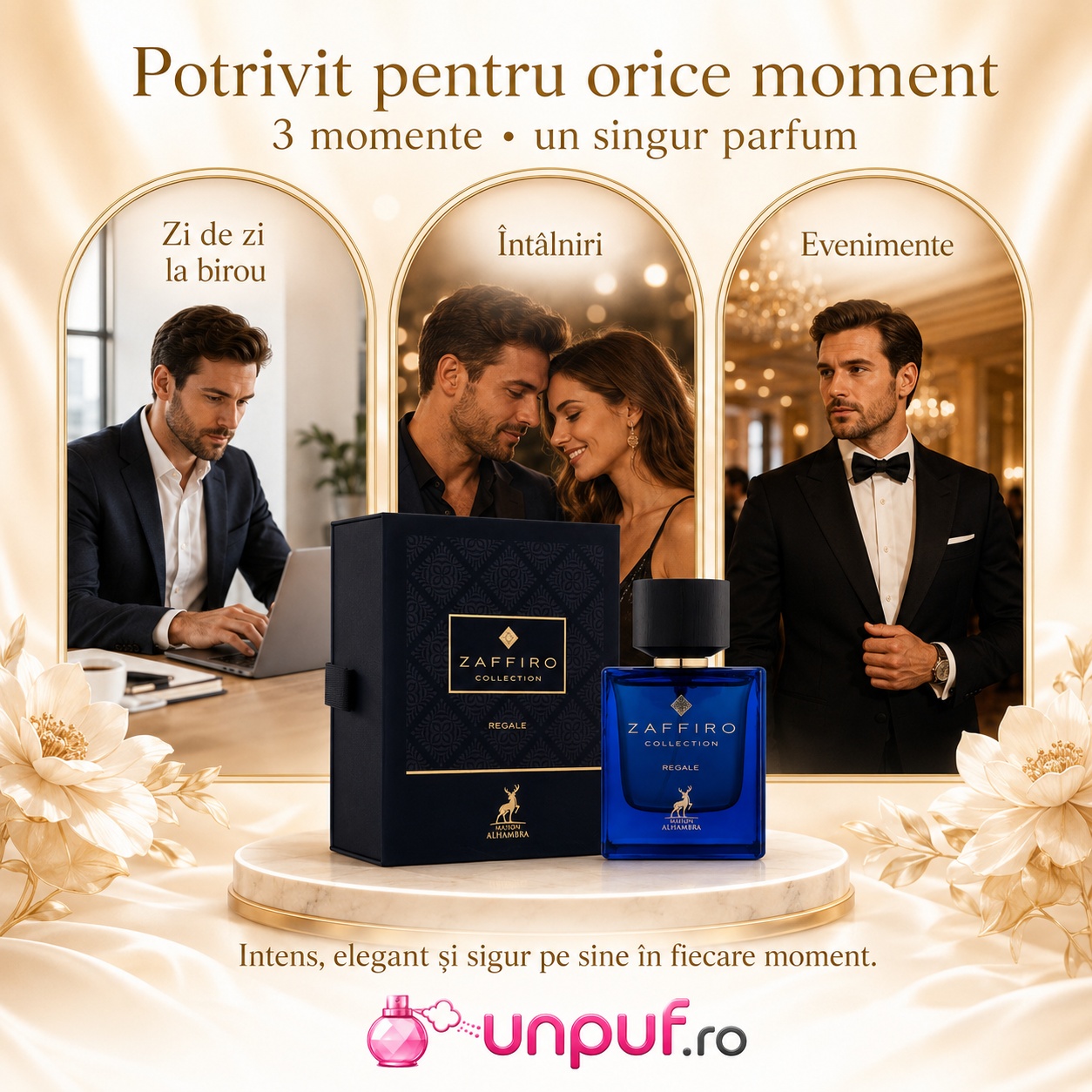 Alhambra Zaffiro Collection Regale cadou premium pentru cineva drag parfum unisex elegant și memorabil