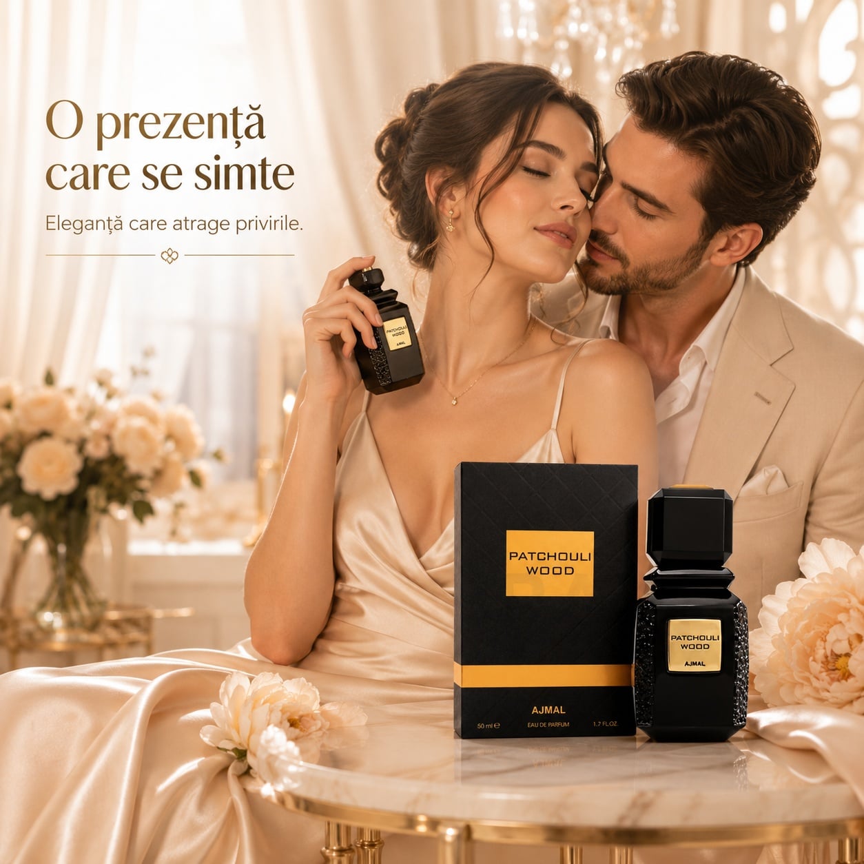 Ajmal Patchouli Wood o prezență care se simte, parfum elegant și memorabil