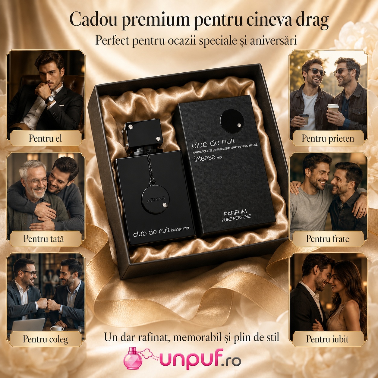 Armaf Club De Nuit Intense Man cadou premium pentru el, tată, prieten, frate, coleg sau iubit