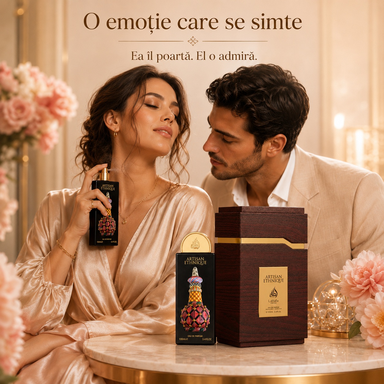 Lattafa Pride Artisan Ethnique parfum romantic de damă cu aromă dulce, elegantă și memorabilă