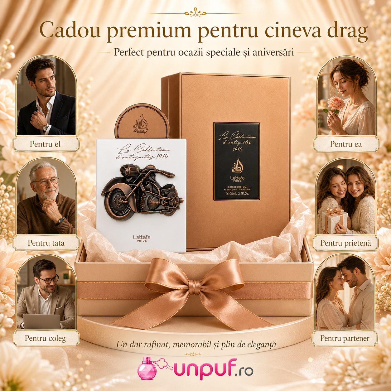 Lattafa Pride La Collection 1910 Bike cadou premium pentru cineva drag, parfum arăbesc elegant și memorabil