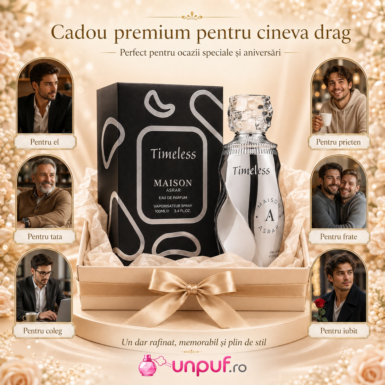 Maison Asrar Timeless cadou premium pentru soț, tată, frate, coleg, prieten sau iubit