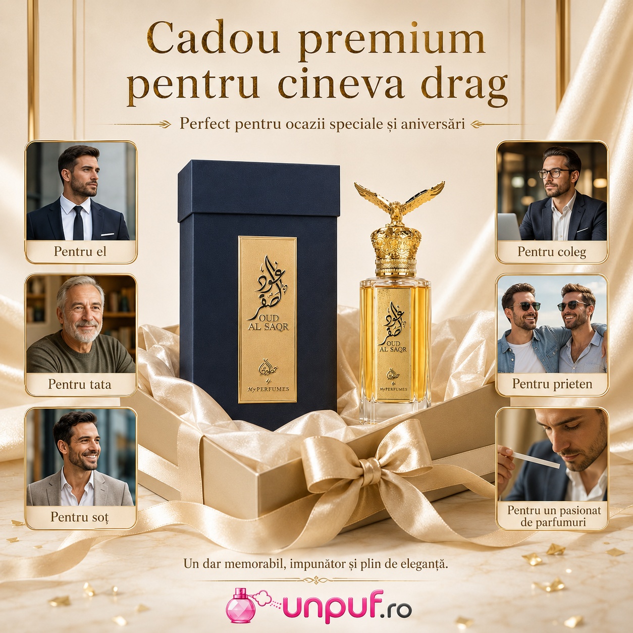 My Perfumes Oud Al Saqr cadou premium pentru cineva drag, parfum oriental intens și elegant