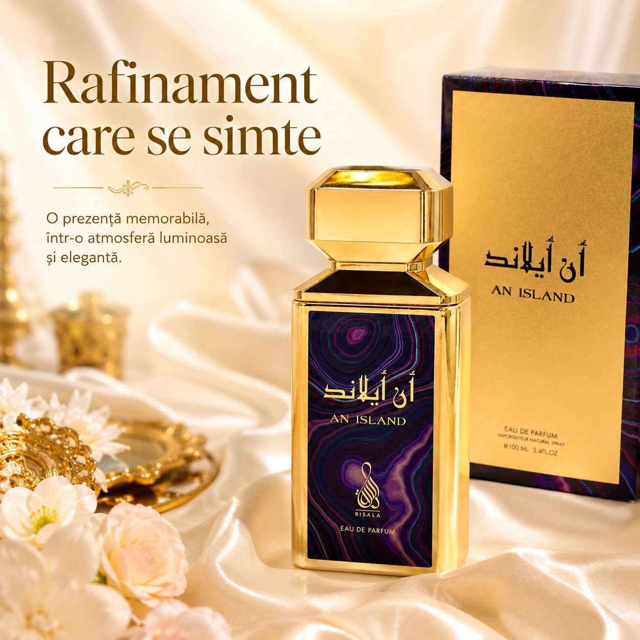 An Island Risala parfum arăbesc cu rafinament, eleganță și prezență memorabilă