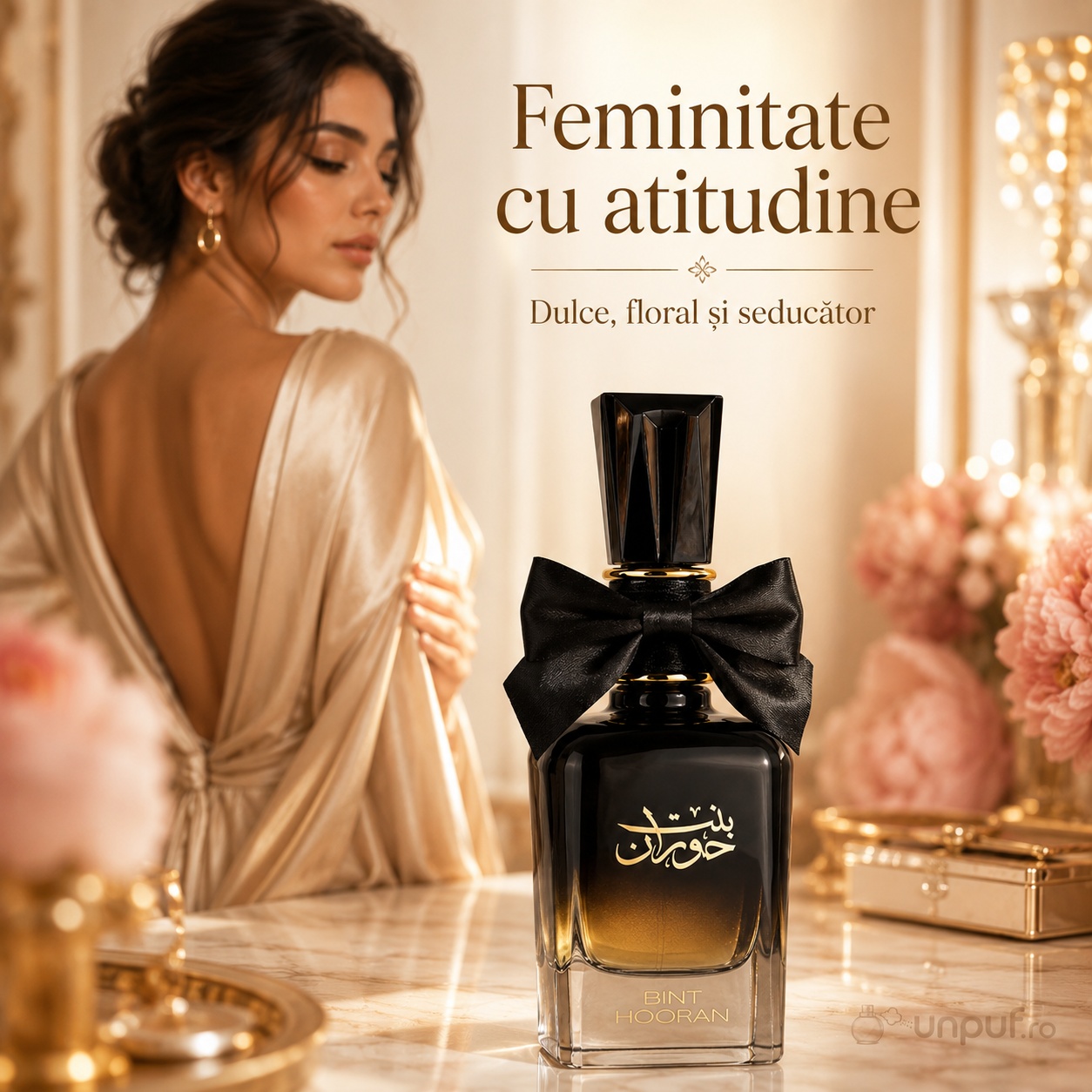 Bint Hooran Ard Al Zaafaran parfum de damă cu feminitate, atitudine și aromă dulce florală seducătoare