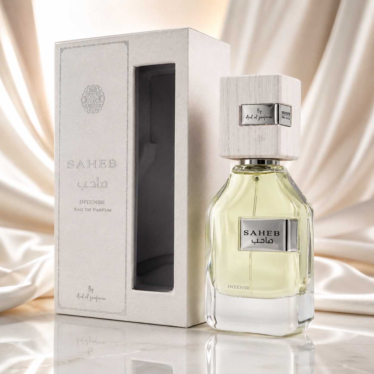 Parfum Arăbesc Ard Al Zaafaran Saheb Intense 70 ml cu sticlă elegantă și cutie premium
