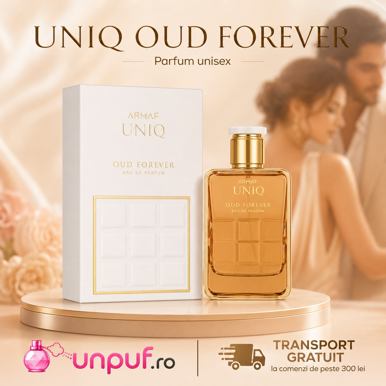 Armaf Uniq Oud Forever parfum arabesc disponibil pe unpuf.ro cu transport gratuit peste 300 lei