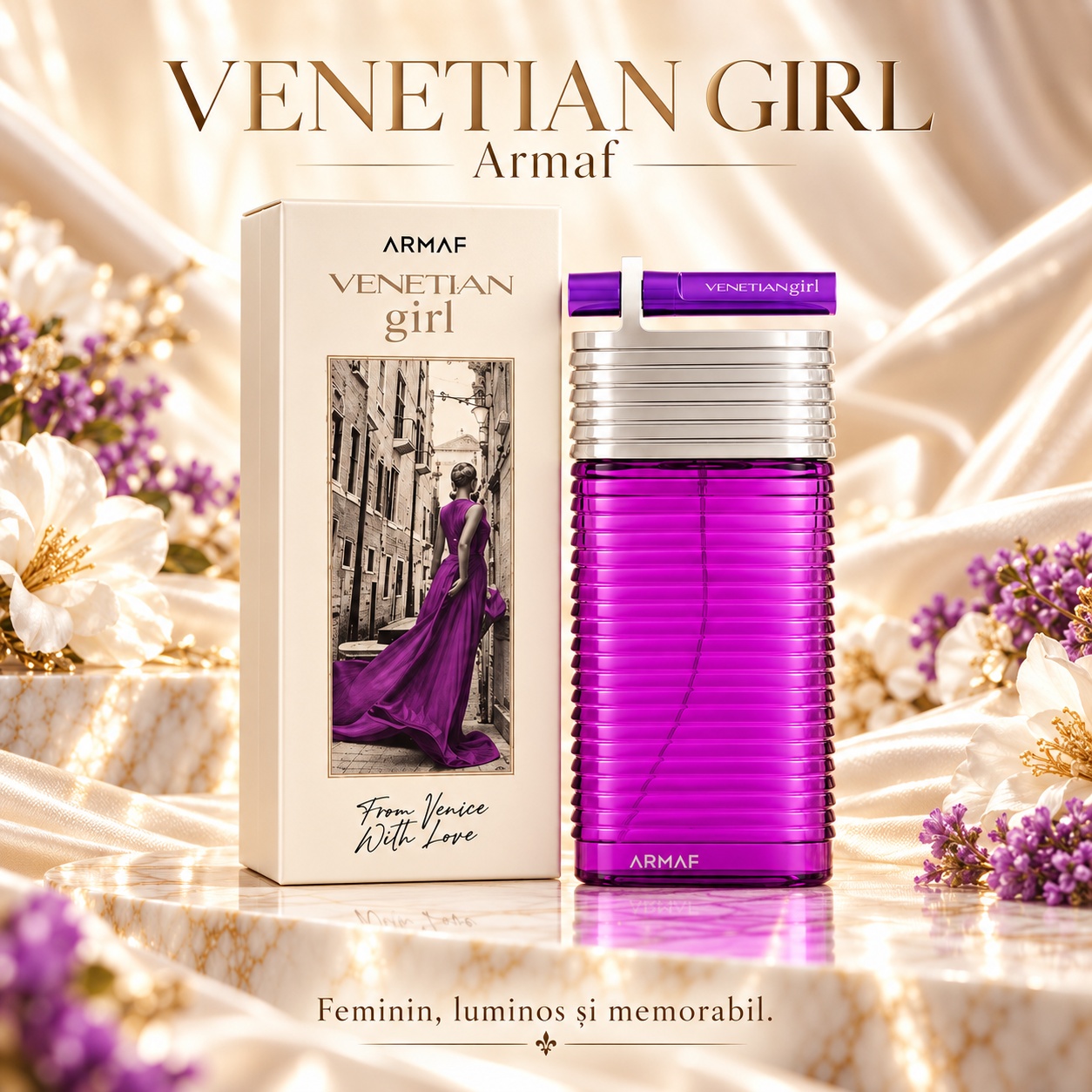 Prezentare Armaf Venetian Girl From Venice With Love parfum feminin luminos și memorabil