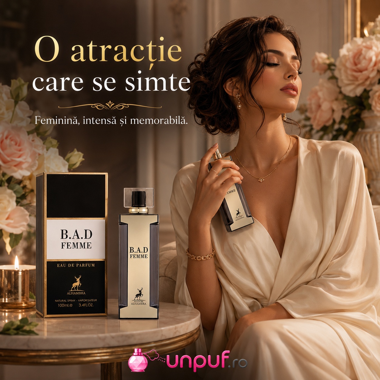 B.A.D. Femme Maison Alhambra parfum feminin intens memorabil și seducător