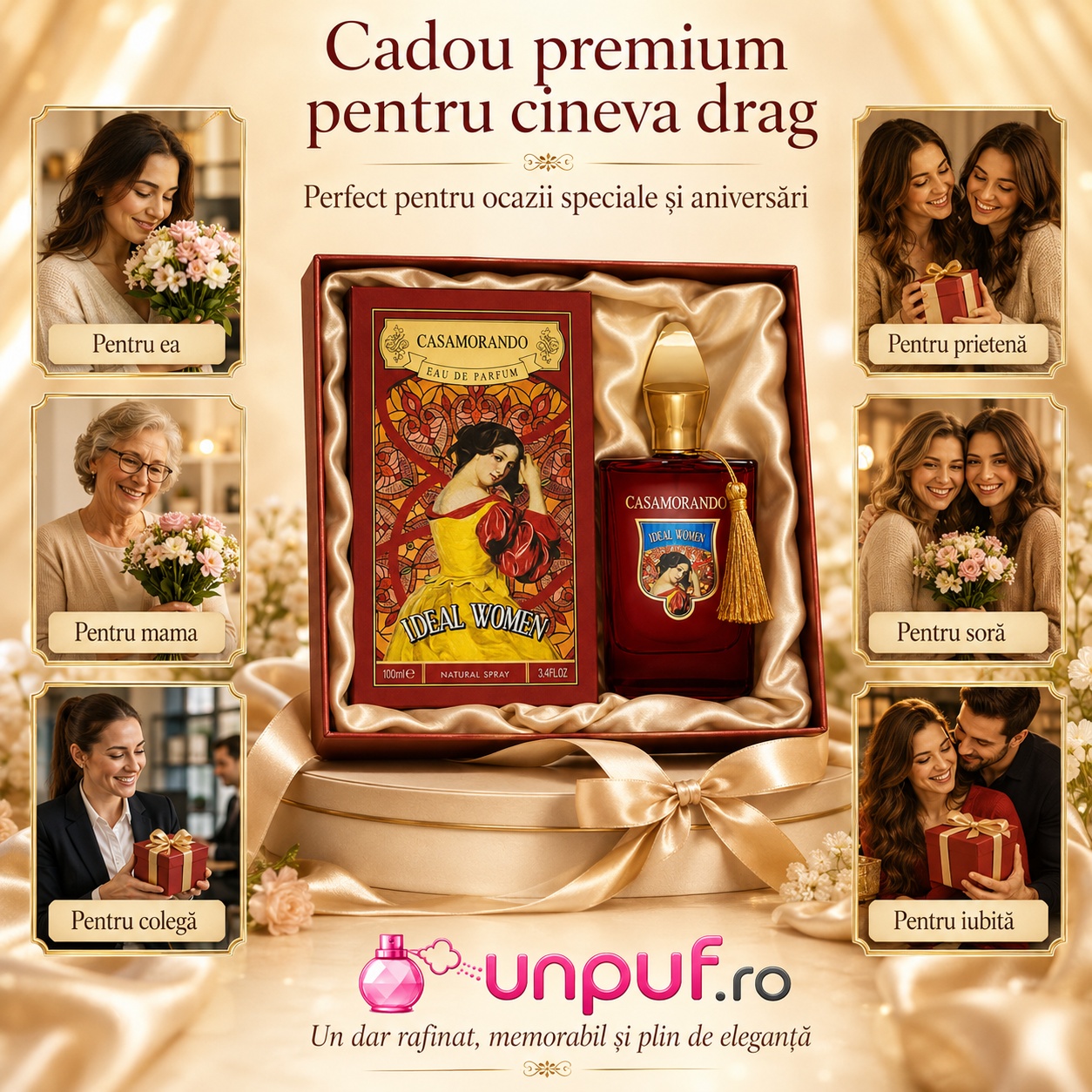 Casamorando Ideal Women cadou premium pentru ea mama prietena colega sora și iubita