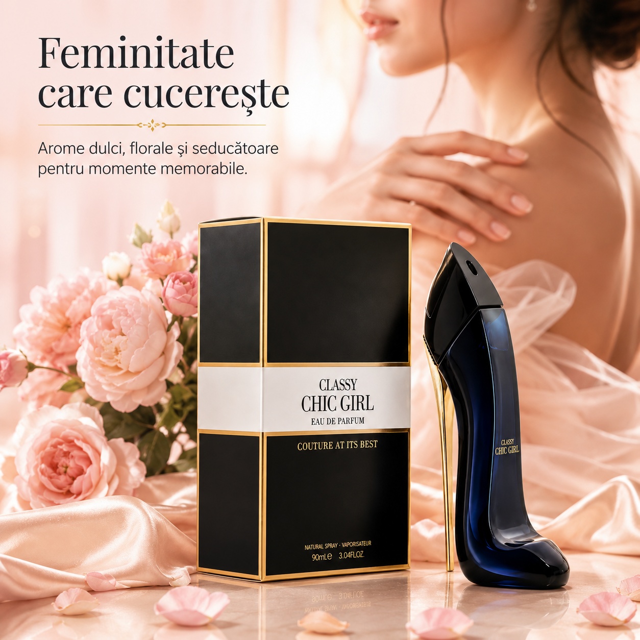 Classy Chic Girl Fragrance World feminitate care cucerește cu arome dulci florale și seducătoare pentru momente memorabile