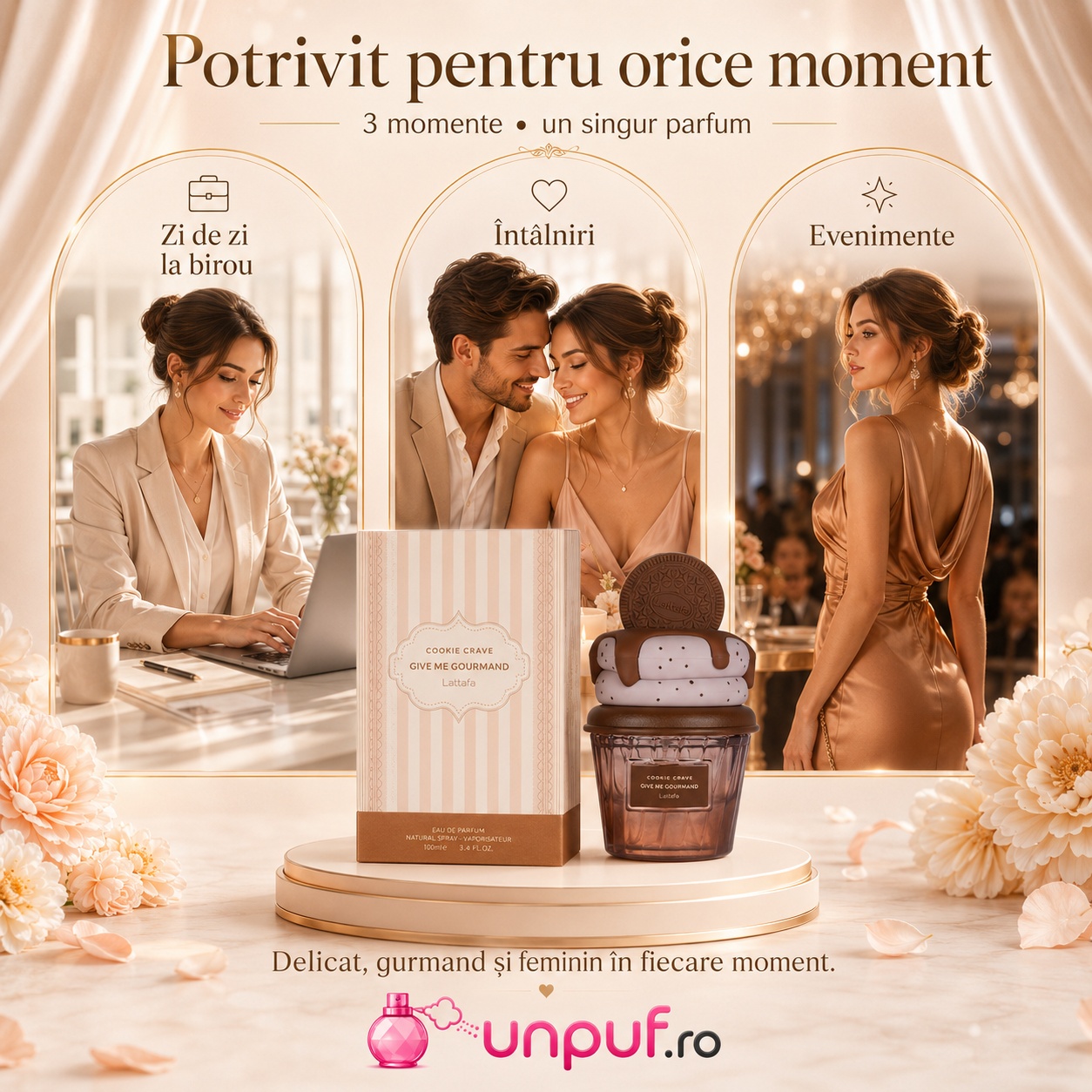 Cookie Crave Lattafa potrivit pentru zi de zi birou &icirc;nt&acirc;lniri și evenimente
