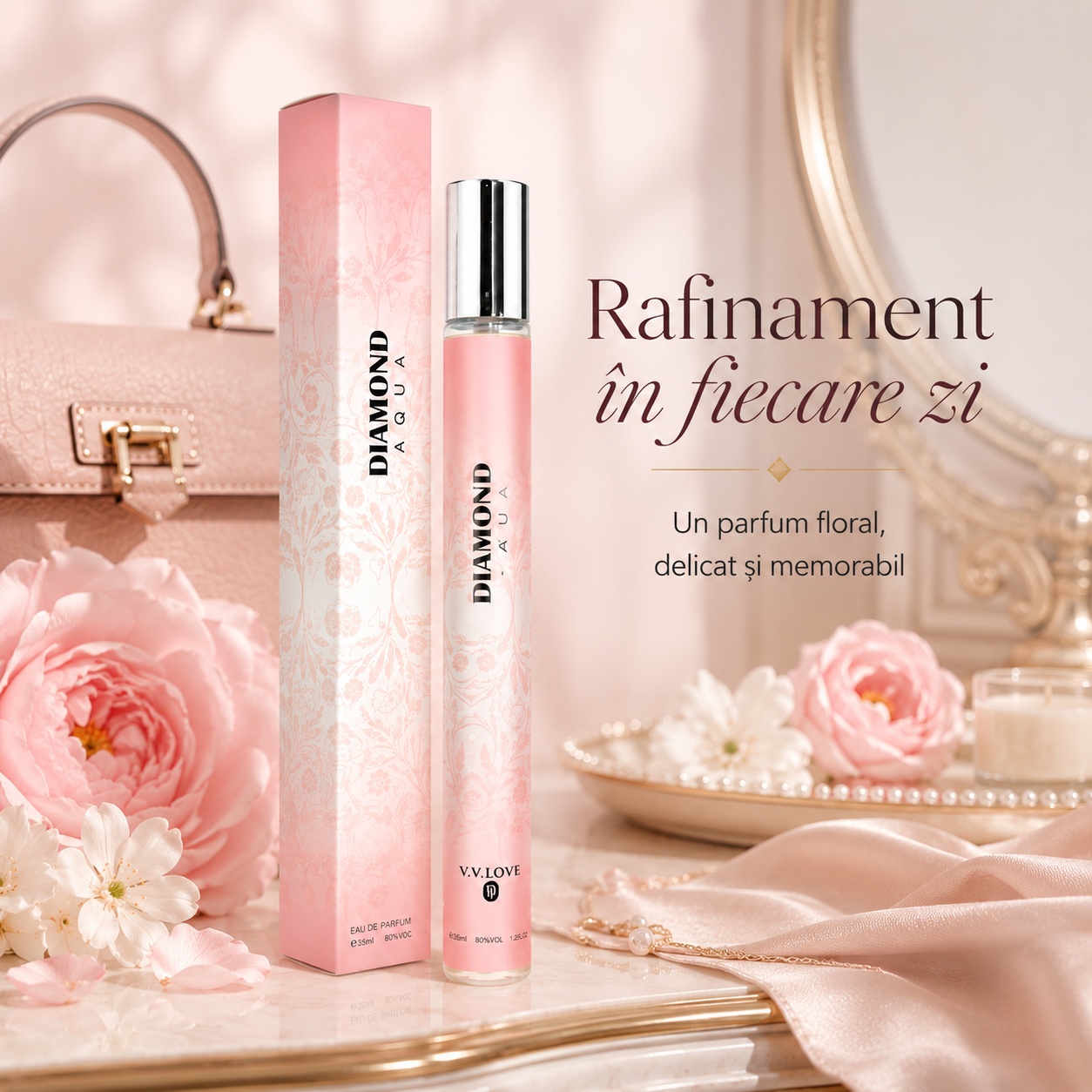 Diamond Aqua V.V. Love rafinament &icirc;n fiecare zi parfum floral delicat și memorabil