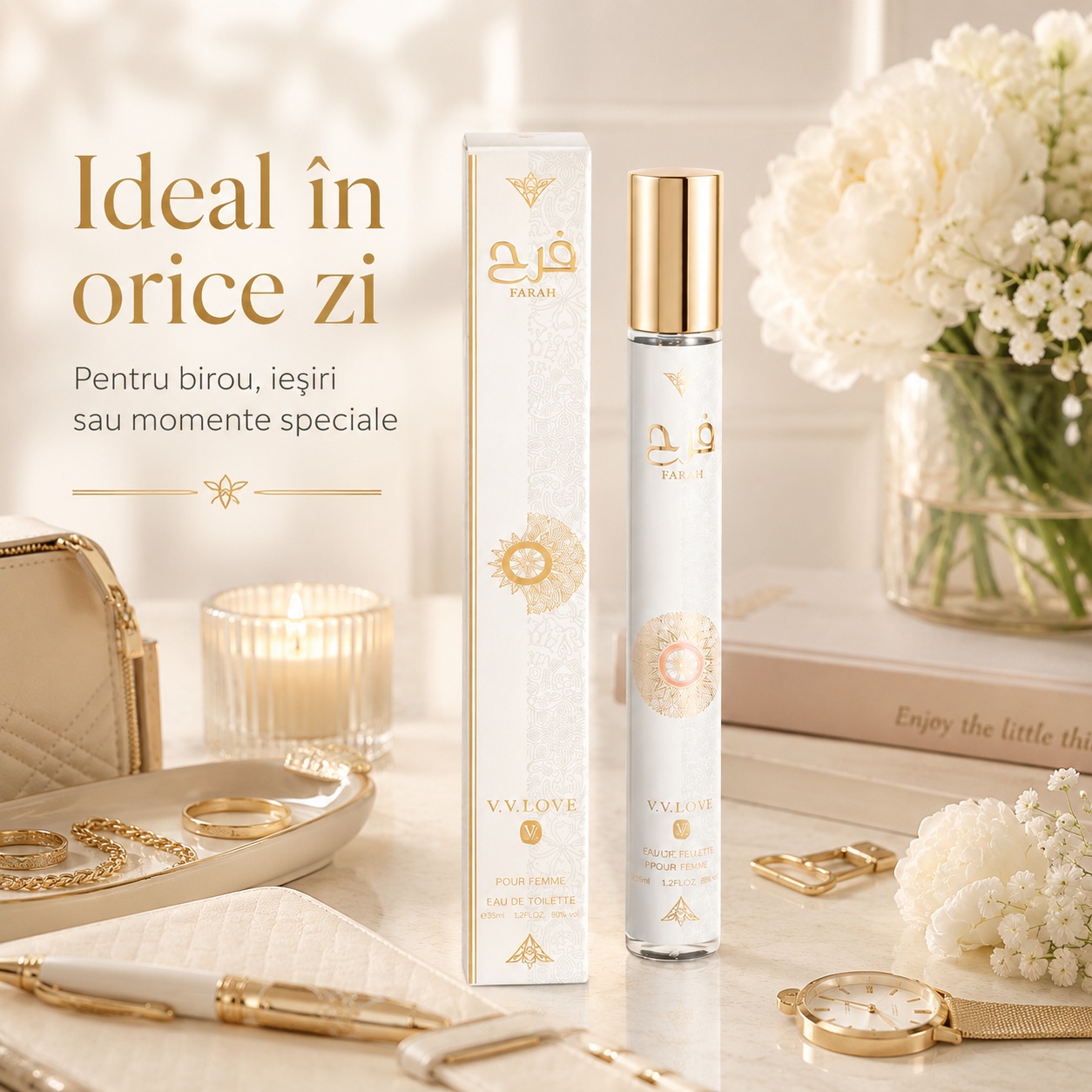 Farah V.V. Love parfum damă ideal pentru birou ieșiri și momente speciale