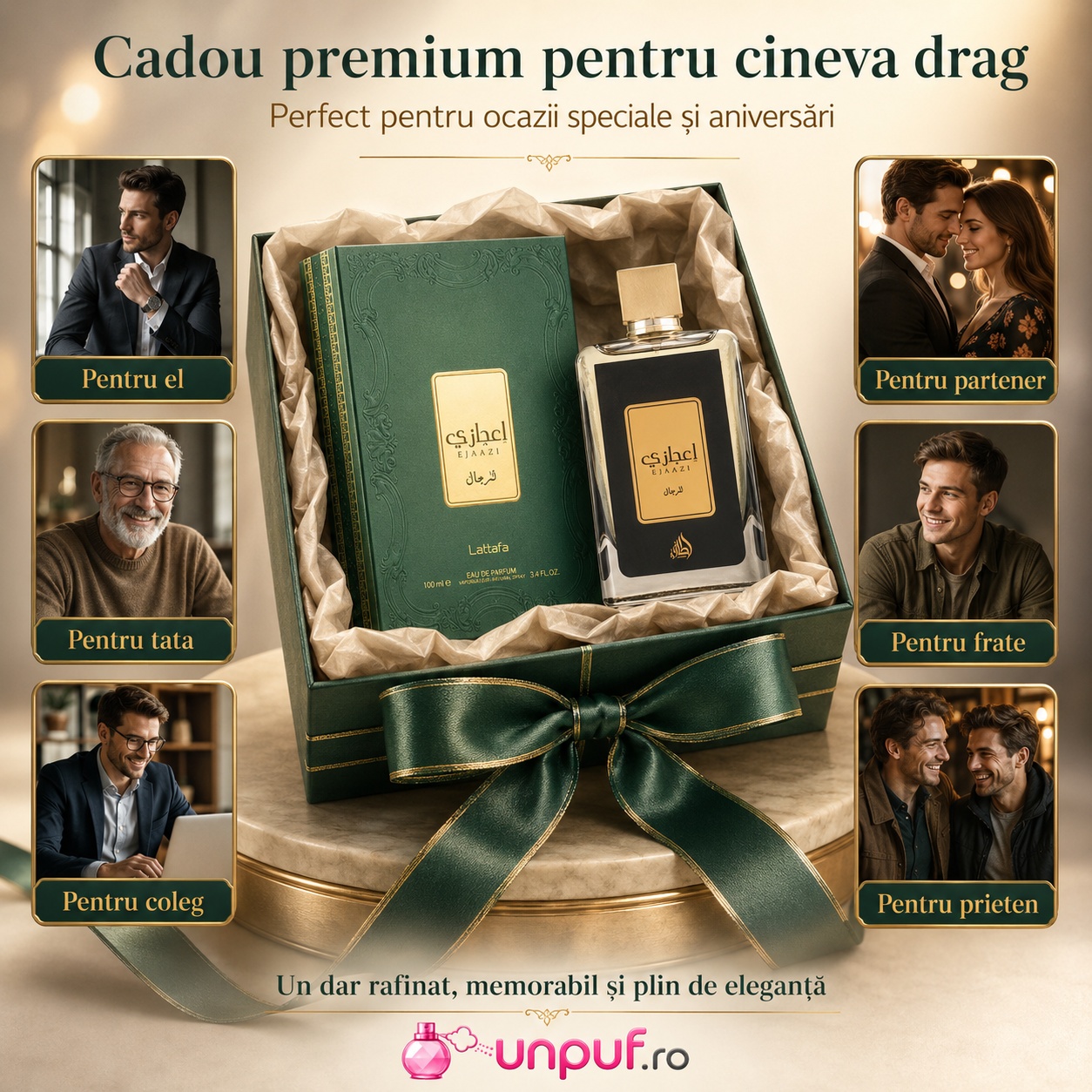 Ejaazi Lattafa cadou premium pentru el, tată, coleg, partener, frate sau prieten