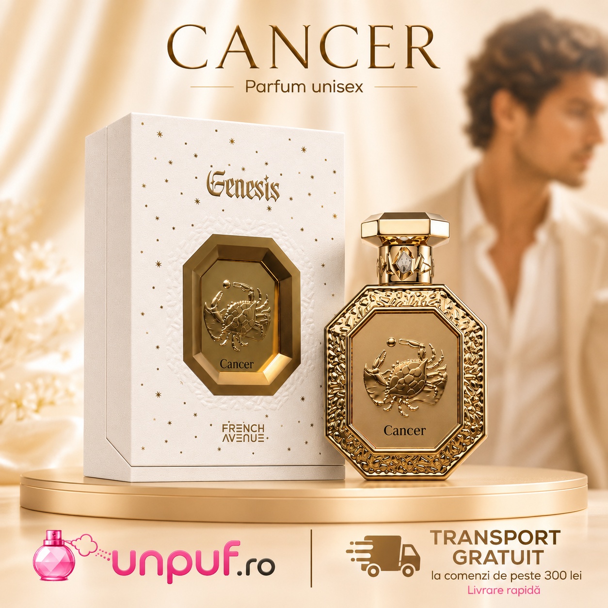 Genesis Cancer French Avenue parfum arăbesc unisex premium, luminos și elegant