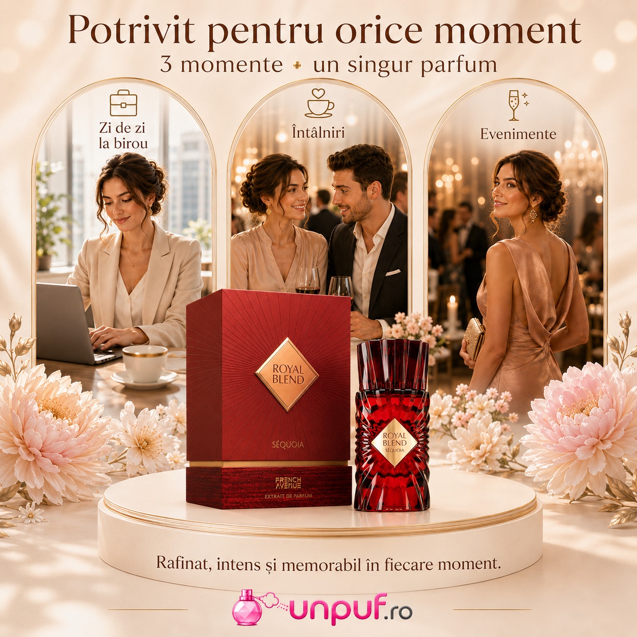 Parfum Royal Blend Sequoia potrivit pentru zi de zi &icirc;nt&acirc;lniri și evenimente parfum unisex intens și rafinat
