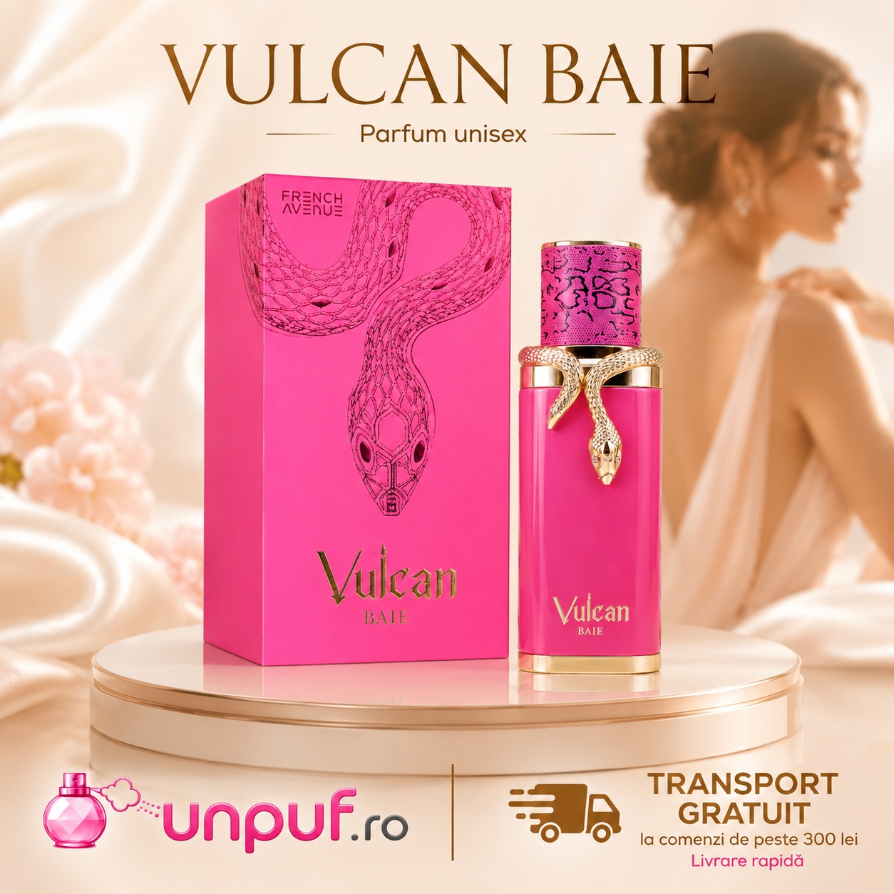 Vulcan Baie French Avenue parfum arabesc premium cu transport gratuit peste 300 lei și livrare rapidă