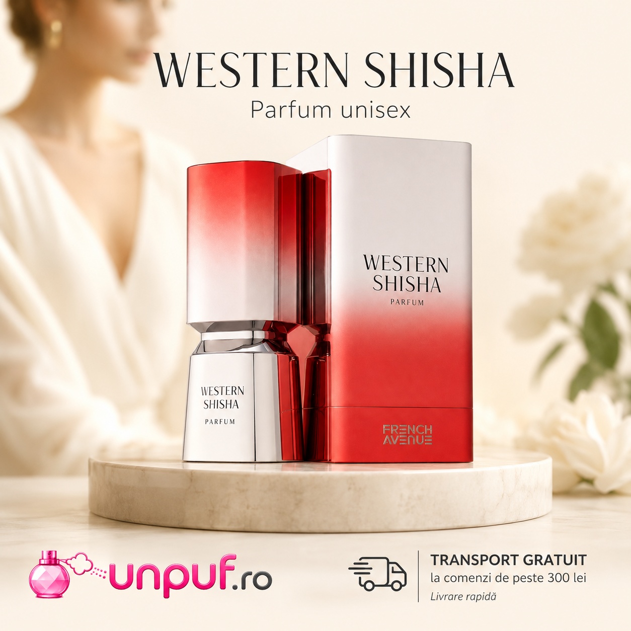 Western Shisha French Avenue parfum unisex potrivit pentru zi de zi seară ieșiri și cadou