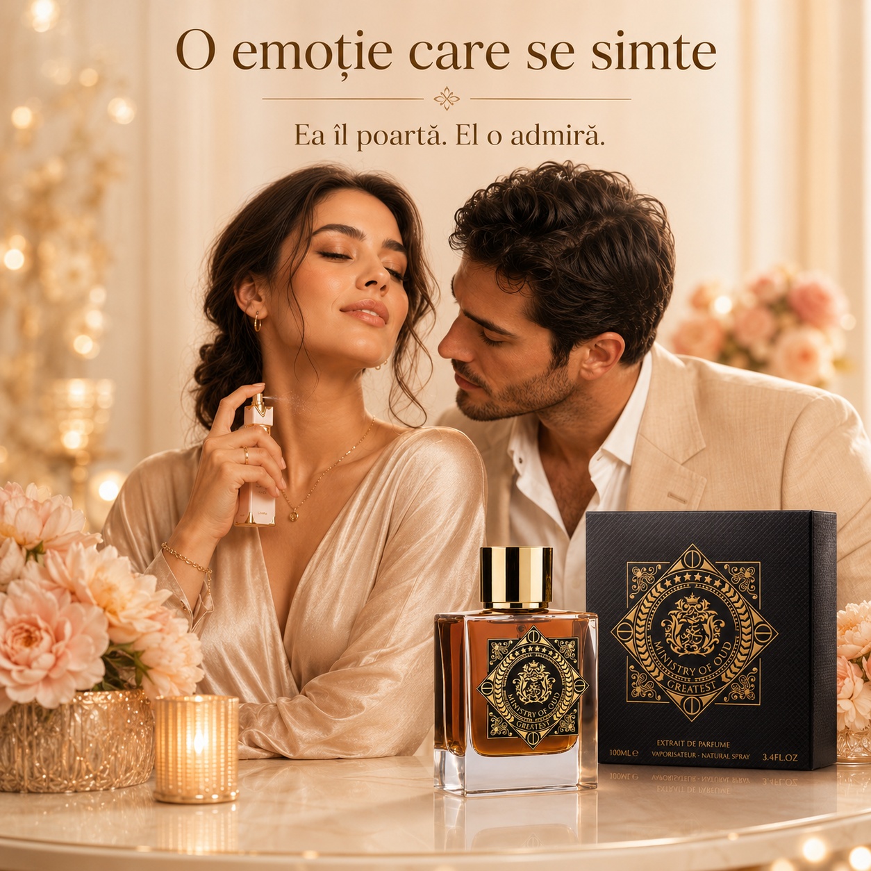 Greatest Ministry Of Oud parfum bărbătesc intens, elegant și memorabil pentru momente romantice