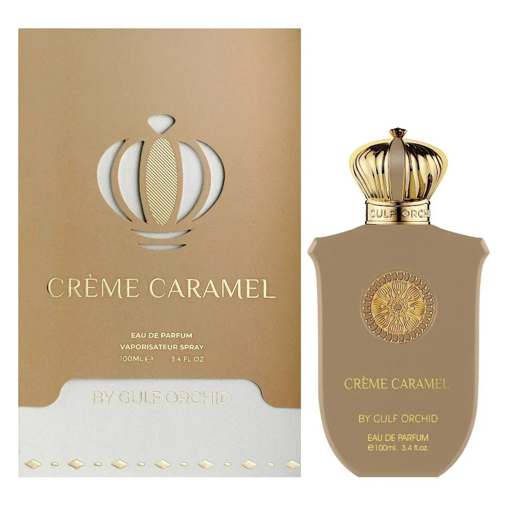 Parfum Gulf Orchid Creme Caramel 100 ml cu flacon bej caramel și cutie originală