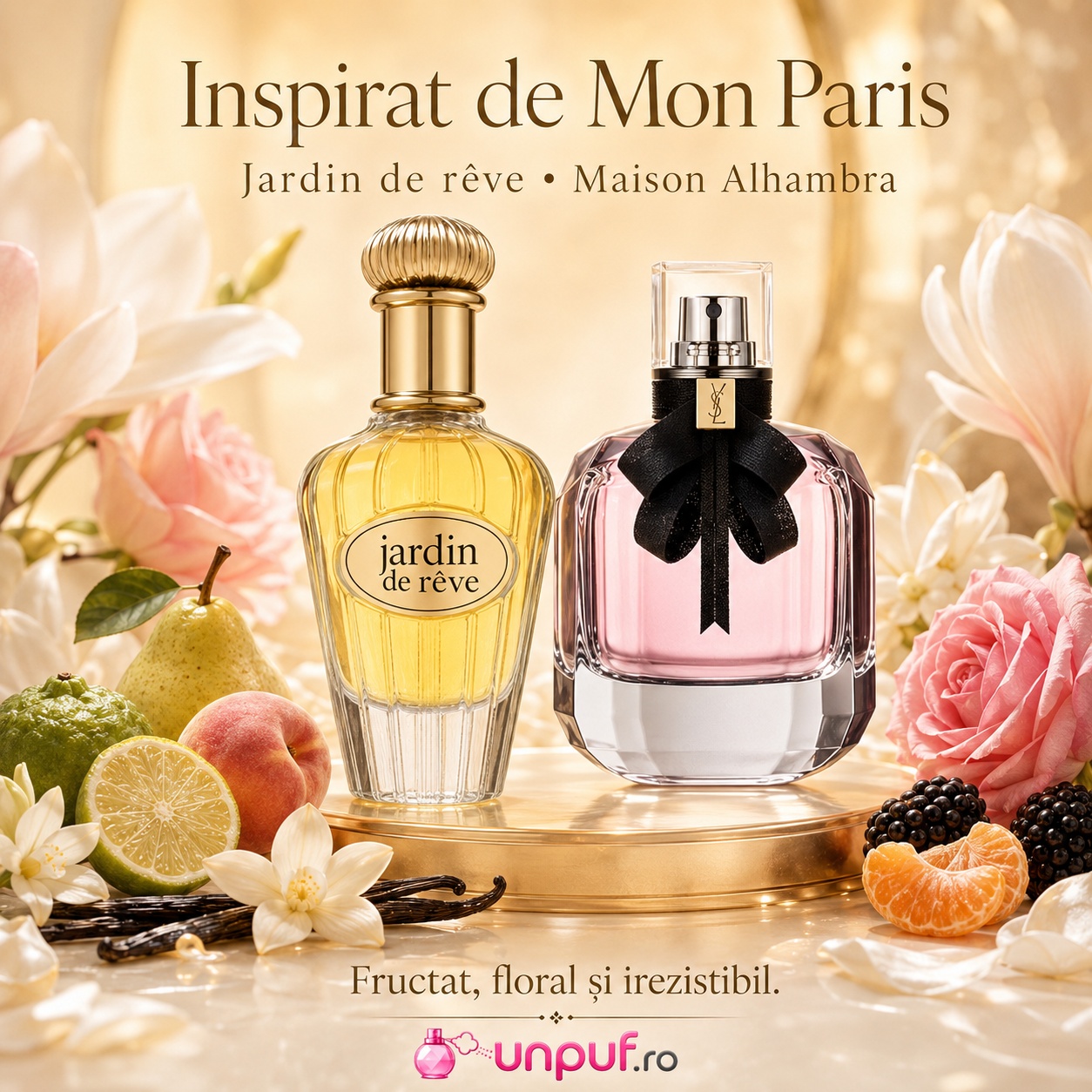 Jardin de R&ecirc;ve Maison Alhambra inspirat de Mon Paris parfum floral fructat irezistibil