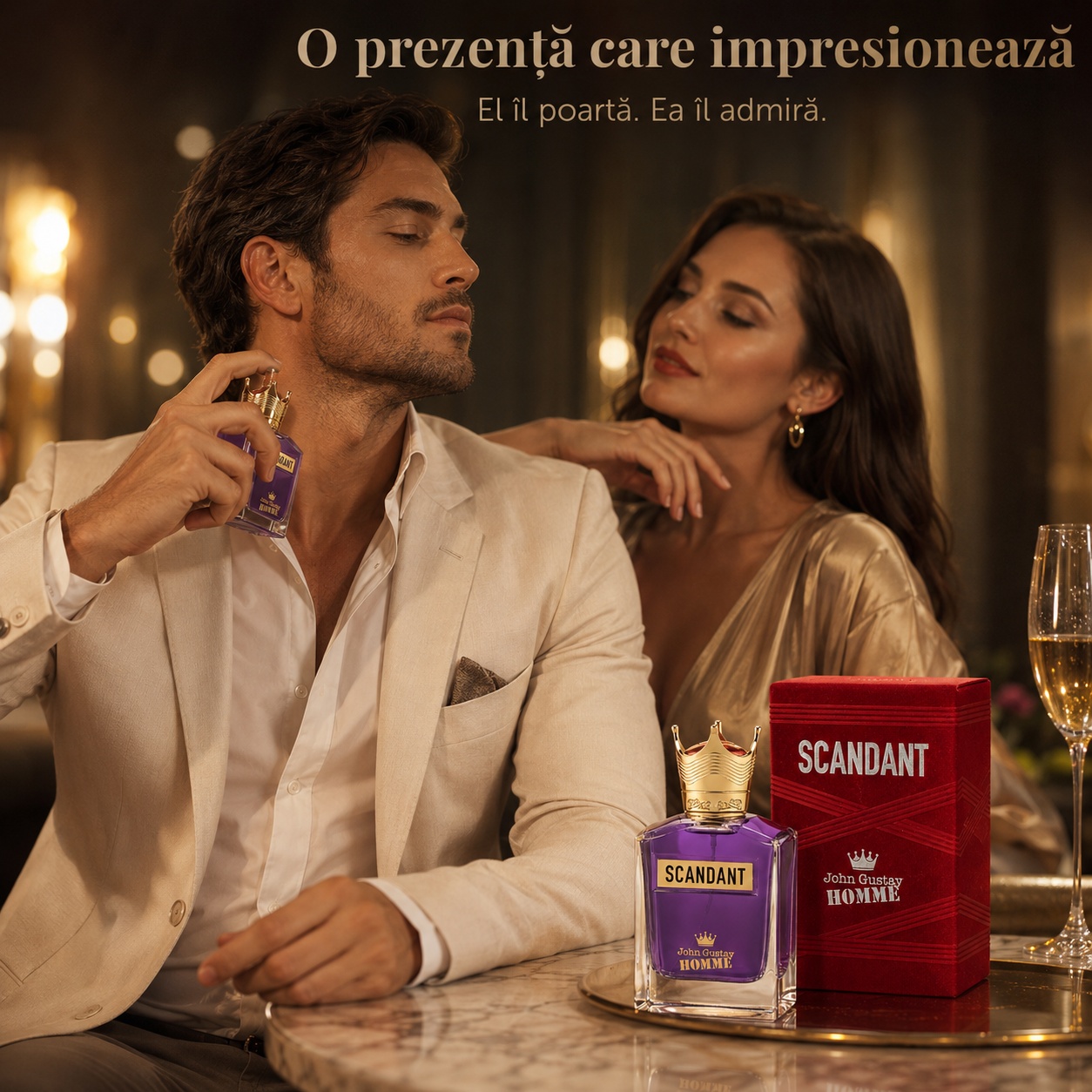 John Gustav Homme Scandant parfum bărbătesc cu prezență care impresionează