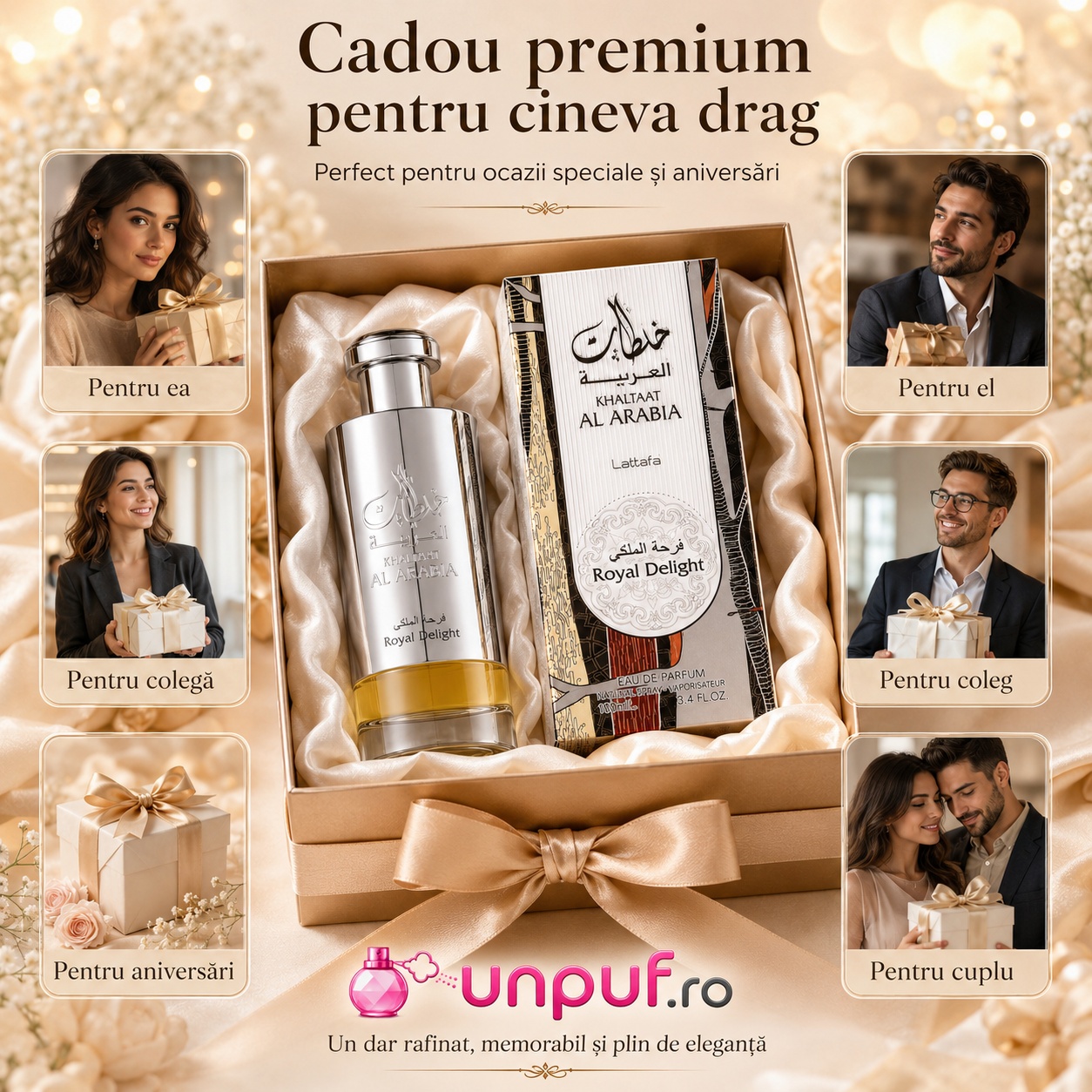 Khaltaat Al Arabia Royal Delight Lattafa cadou premium pentru ea pentru el pentru coleg pentru colegă pentru aniversări și pentru cuplu