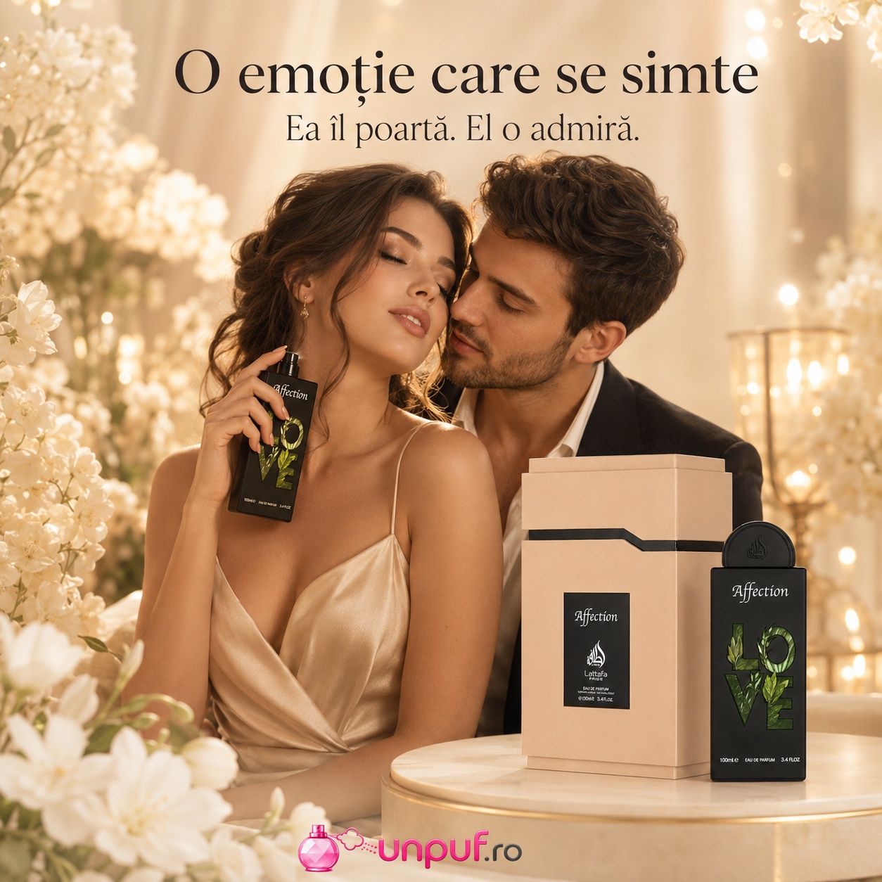 Lattafa Pride Affection parfum unisex elegant o emoție care se simte ea îl poartă el o admiră