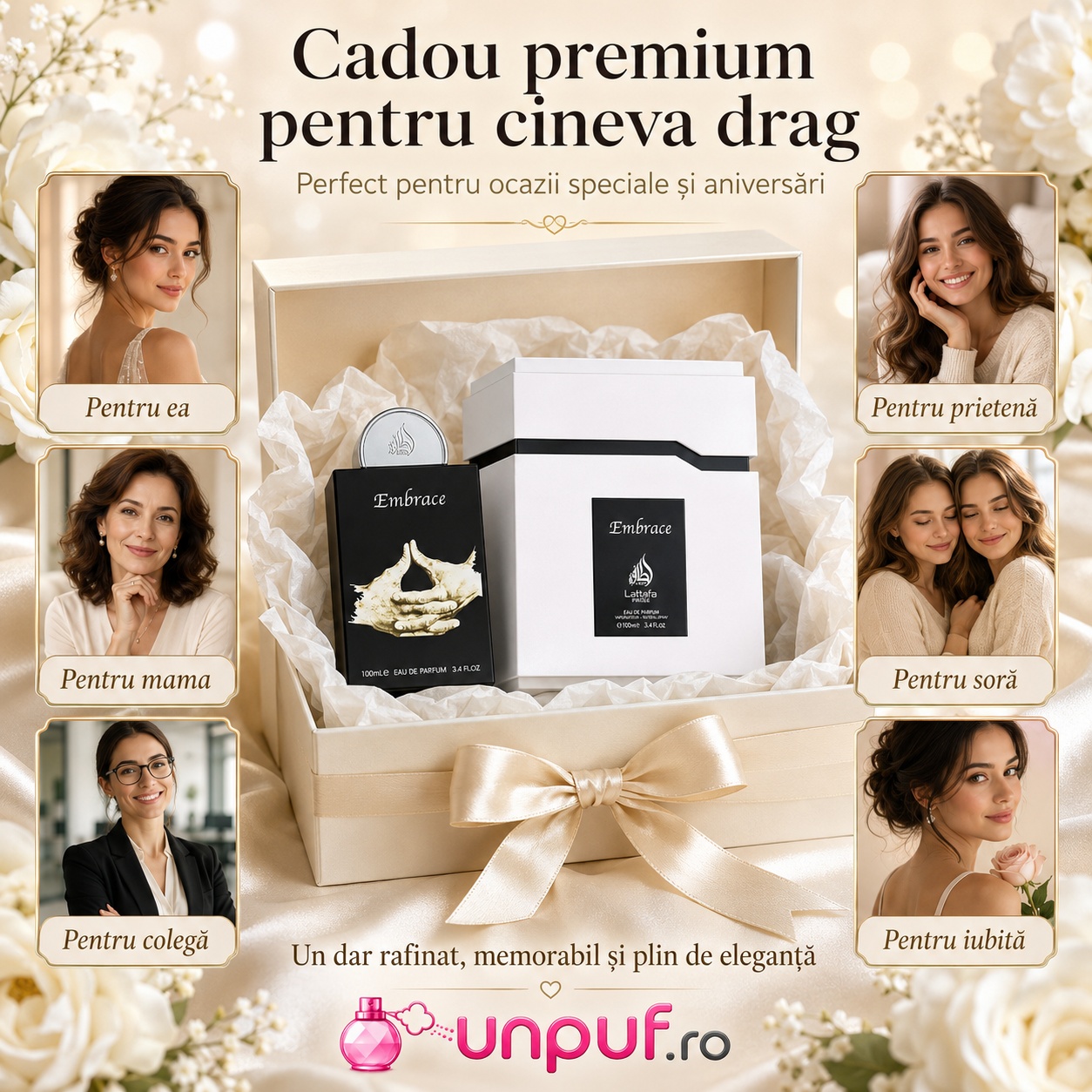 Lattafa Pride Embrace cadou premium pentru ea, mamă, colegă, prietenă, soră sau iubită