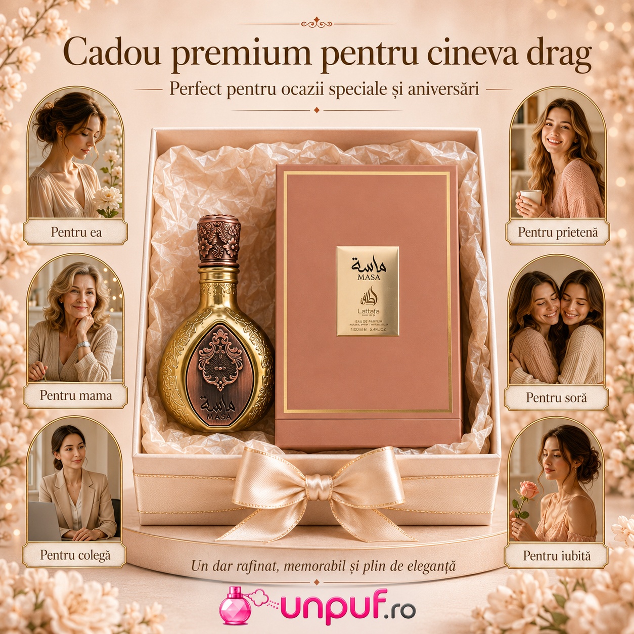 Lattafa Pride Masa cadou premium pentru ea, prietenă, mamă, colegă, soră sau iubită